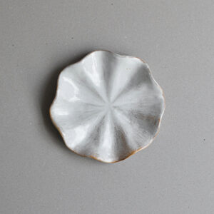 Water Lily Side Plate - Small Snow White