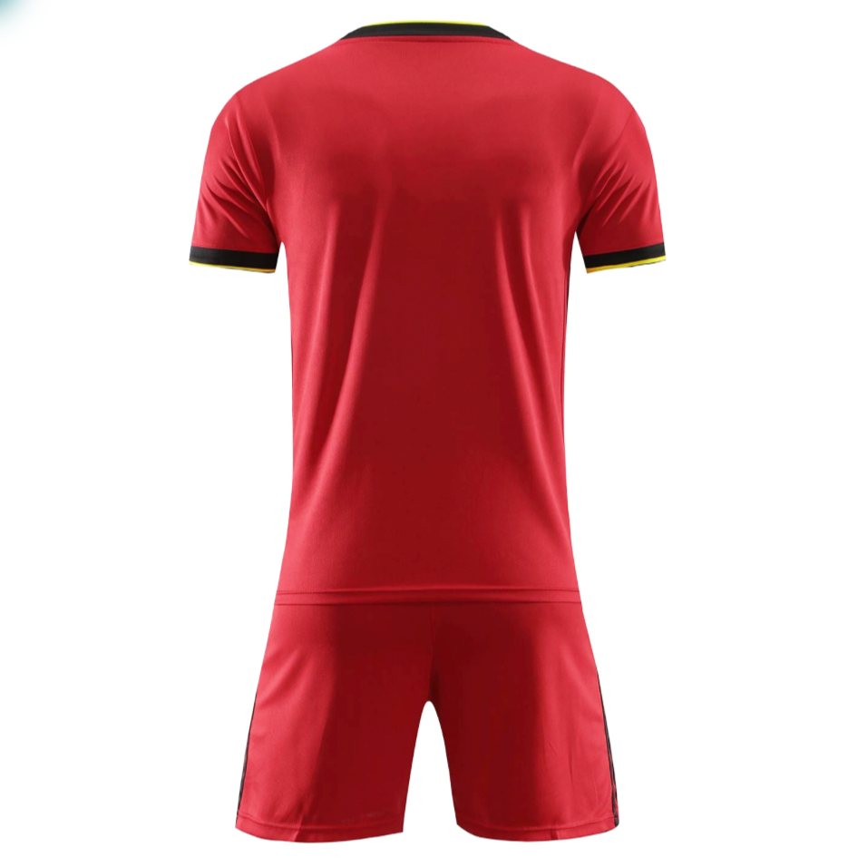 Brussels Red SB Complete Soccer Uniform Kit - Image 2