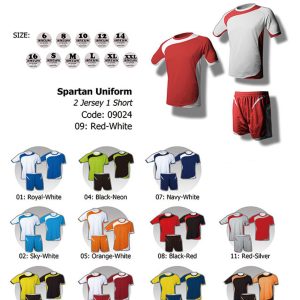 Spartan Uniform Bundle - 2 Jerseys & 1 Short