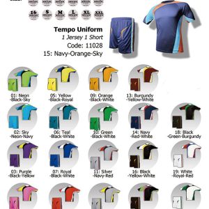 Tempo Complete Uniform Set