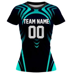 VJ101 Custom Black Volleyball Jersey - Unisex Adult & Youth