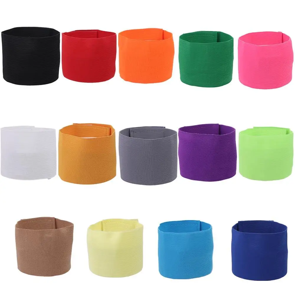 Adjustable Football Captain Armband Non-slip Elasticity Soccer Armbands Professional Anti-offset Sports Arm Band Soccer Gift - Image 2